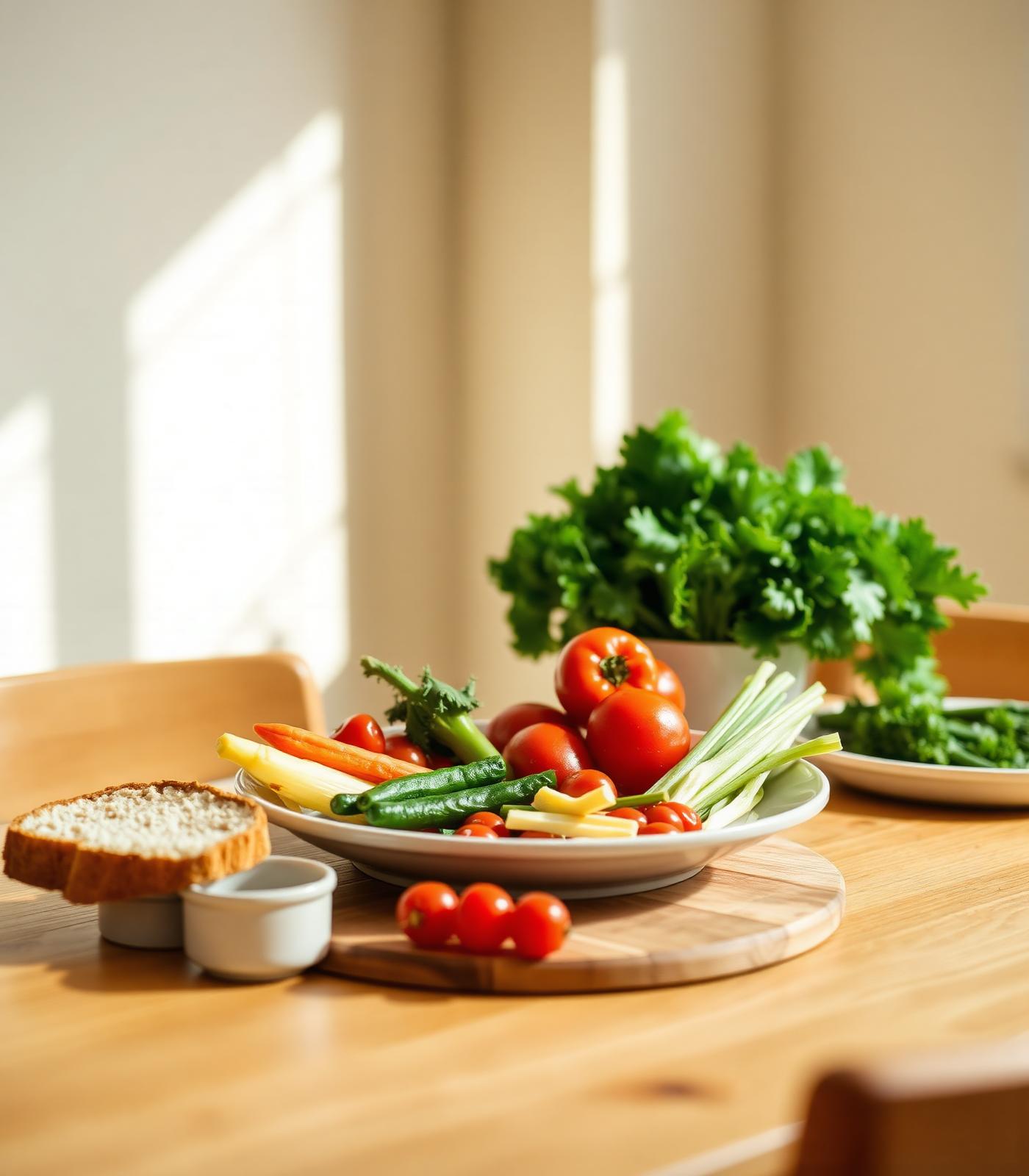 Four fresh meals daily